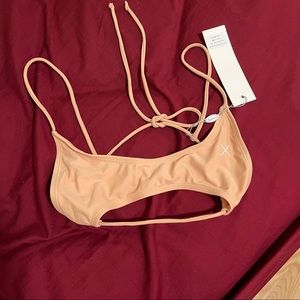 NWT boutinela split top bikini
